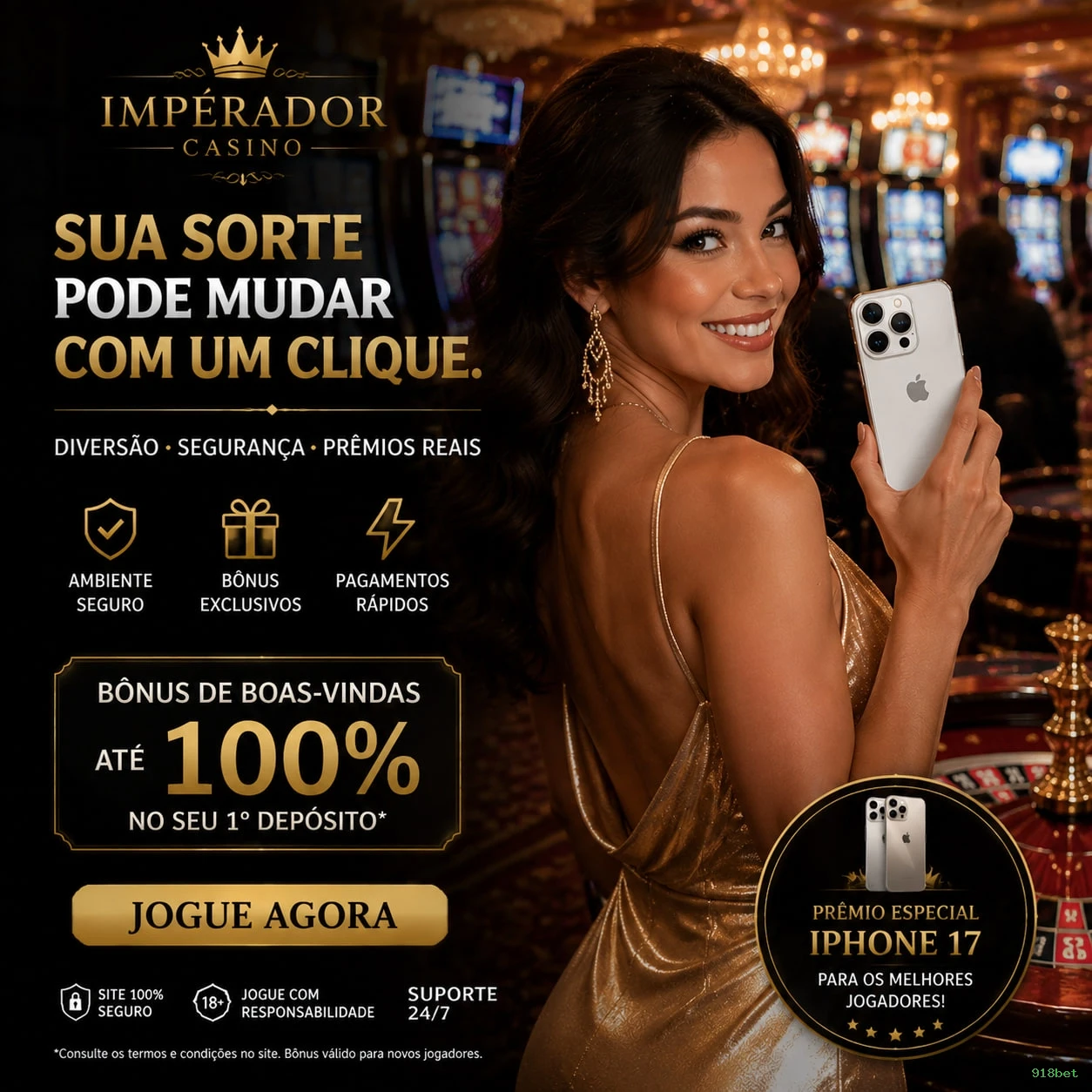 Cassino ao Vivo 918bet - Dealers Brasileiros Profissionais